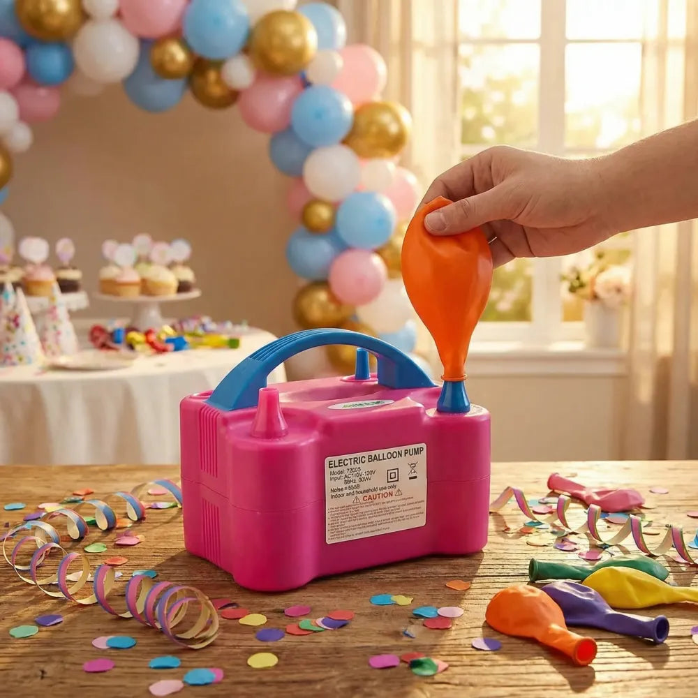 Dual nozzle balloon inflator - power & hand tools