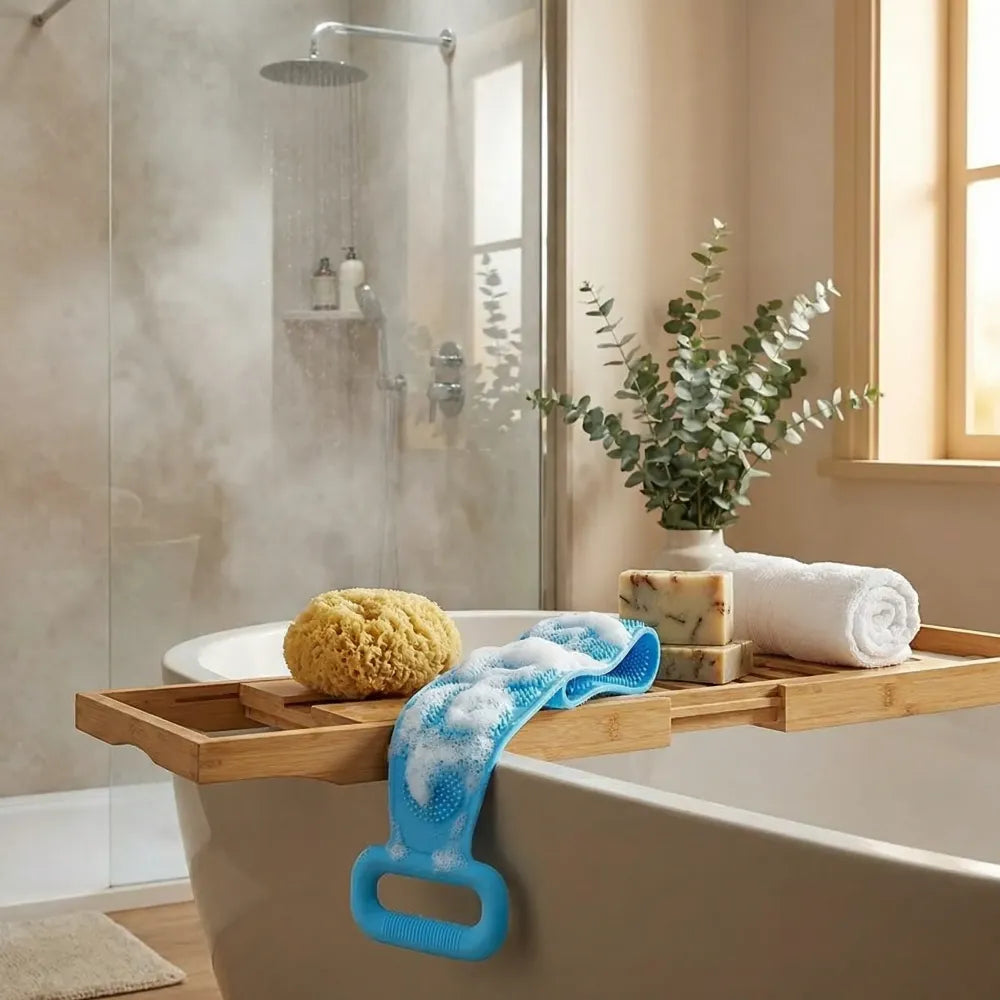 Dual-sided back scrubber - home improvement