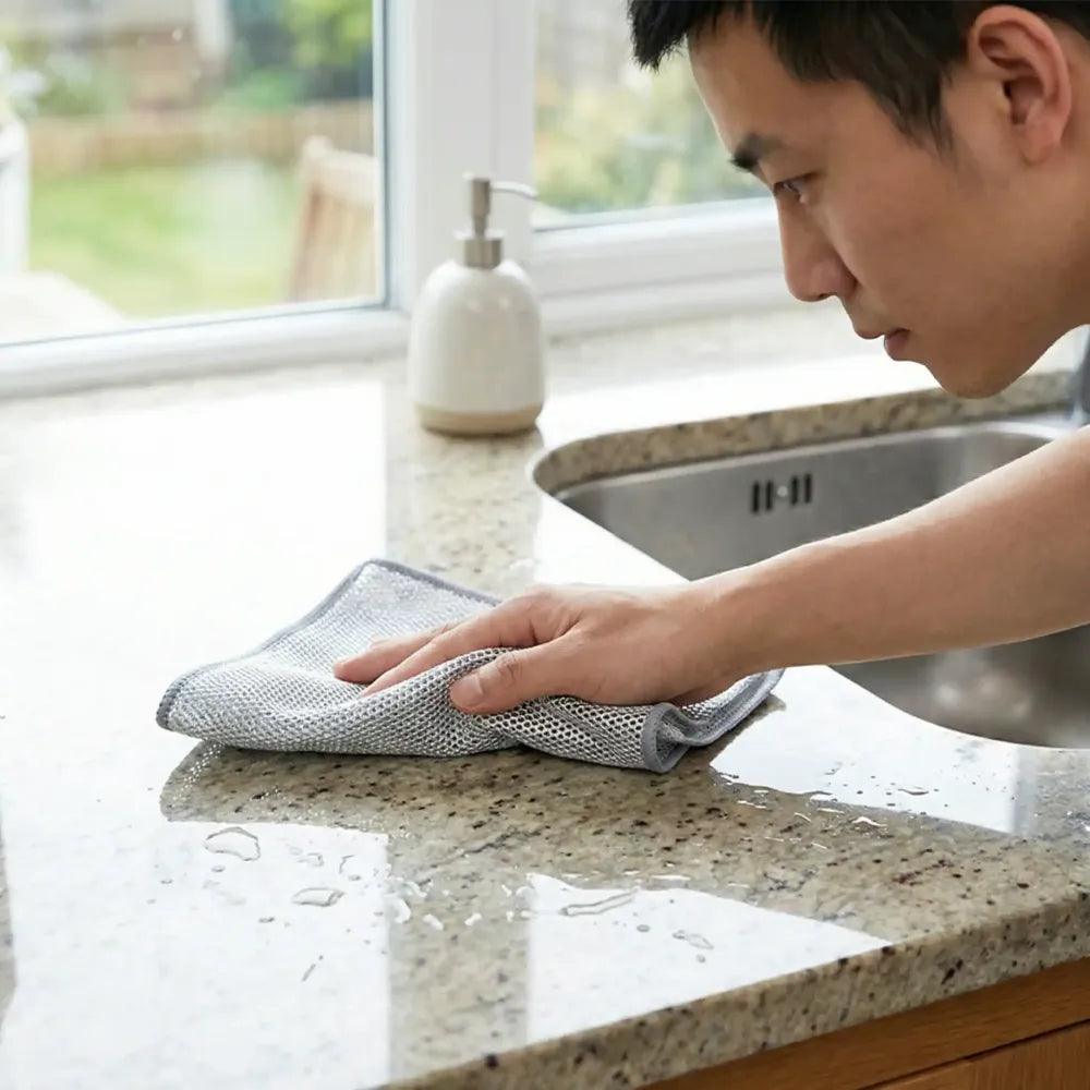 Dual-sided scrub cloth - home & kitchen