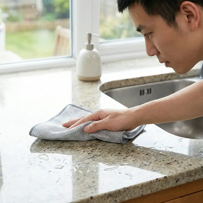 Dual-sided scrub cloth - home & kitchen
