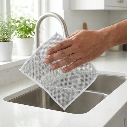 Dual-sided scrub cloth - home & kitchen