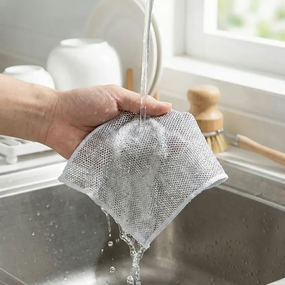 Dual-sided scrub cloth - home & kitchen
