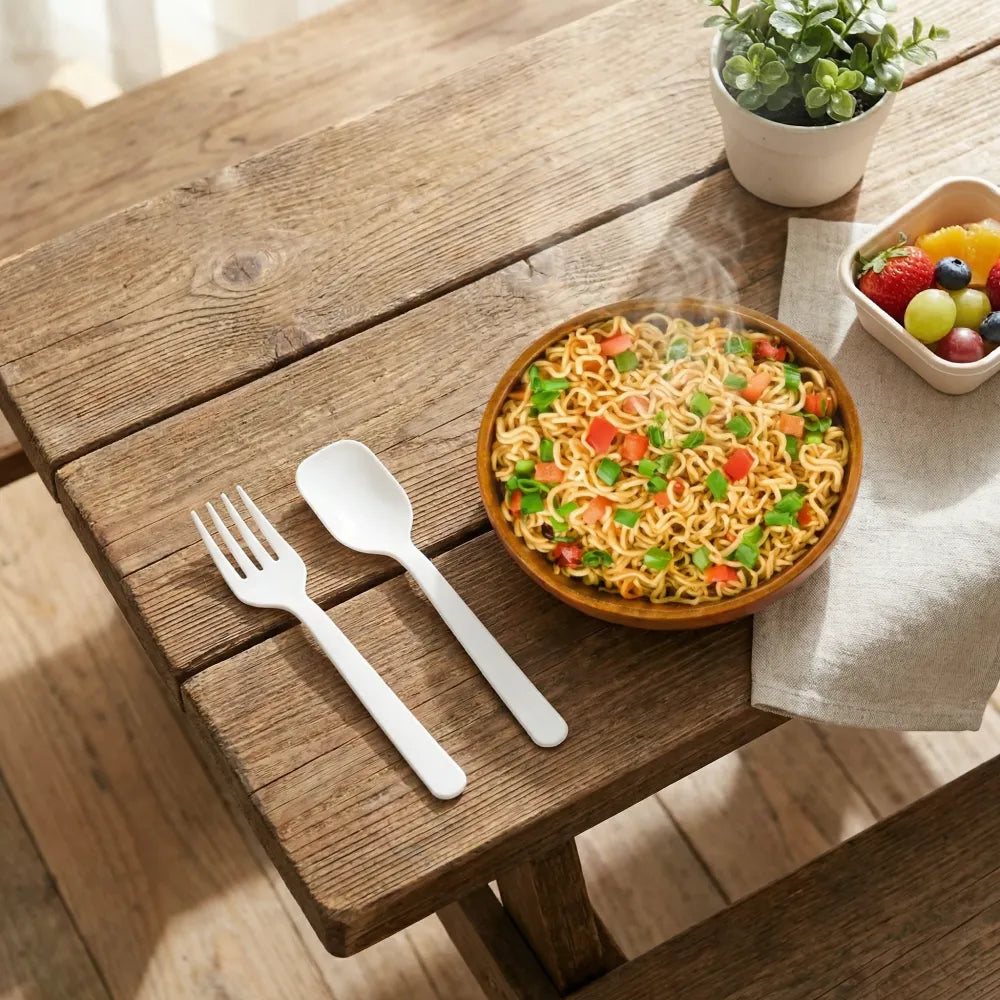 Durable disposable cutlery set - home & kitchen