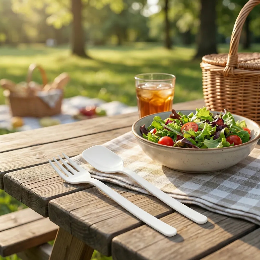Durable disposable cutlery set - home & kitchen