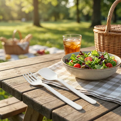 Durable disposable cutlery set - home & kitchen