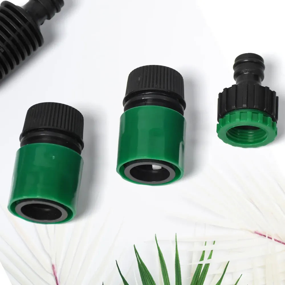 Durable garden hose connector set
