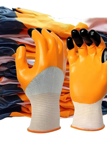 Durable Nitrile Safety Gloves