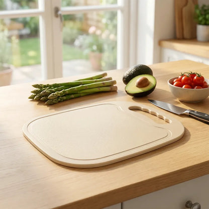 Durable plastic chopping board 34x23 cm (1 pc) - home & kitchen