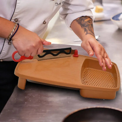 Durable plastic chopping tray - kitchen tool
