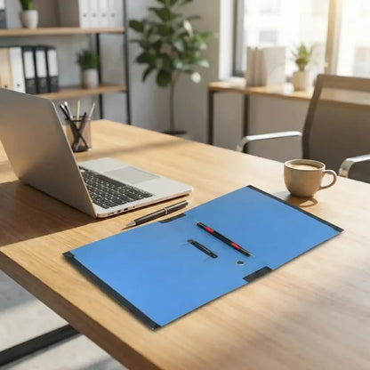 Durable spring file folder - office