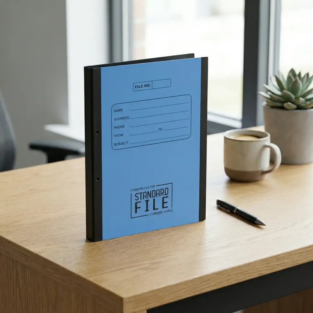 Durable spring file folder - office