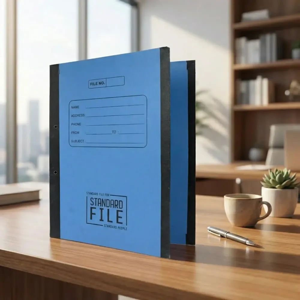 Durable spring file folder - office