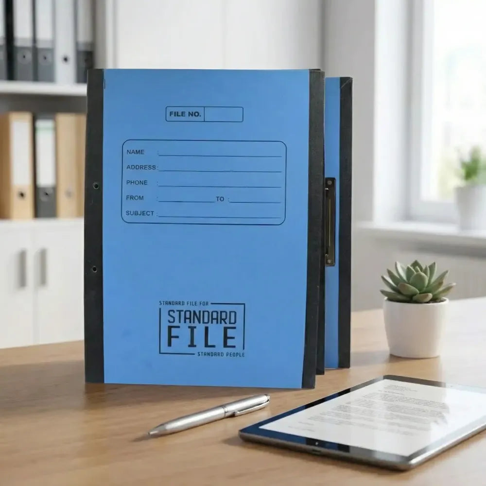 Durable spring file folder - office