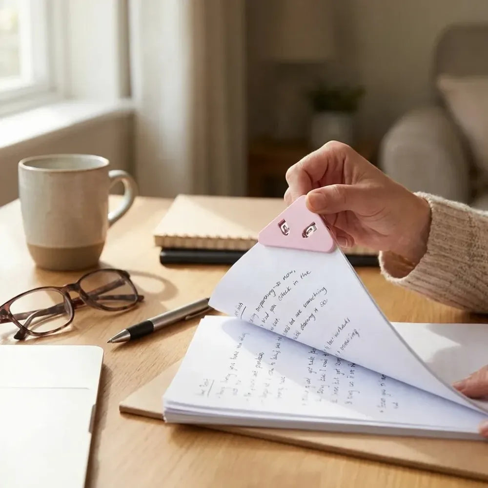 Durable triangle paper clips - office