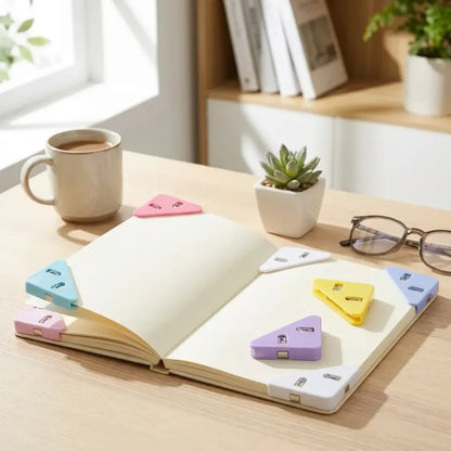 Durable triangle paper clips - office