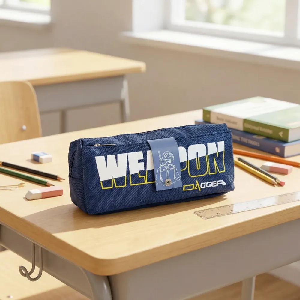 Durable zippered pencil pouch - office