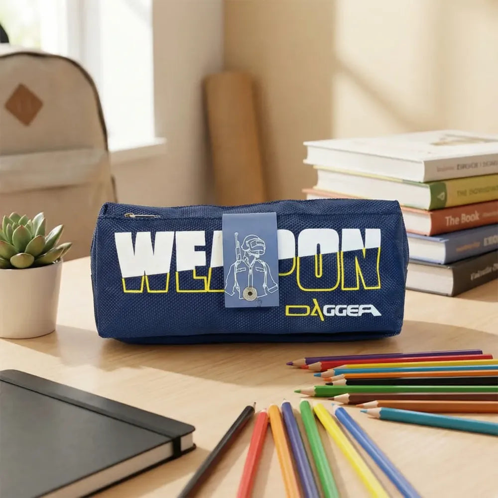 Durable zippered pencil pouch - office