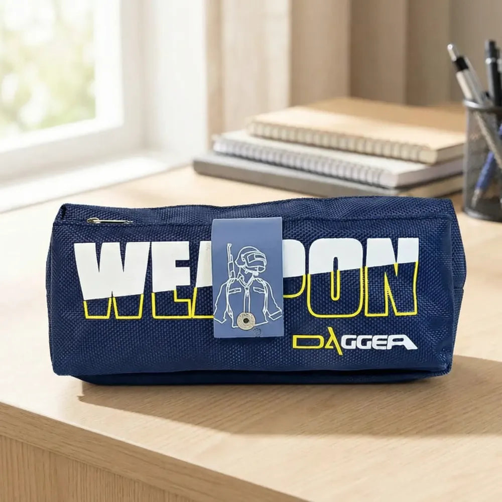 Durable zippered pencil pouch - office