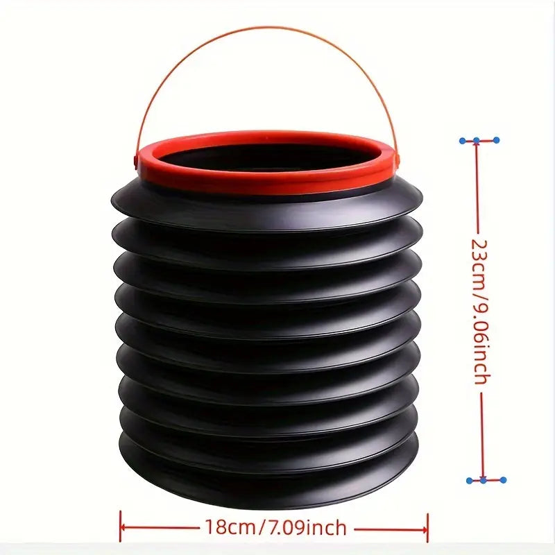 Foldable multi-use storage bucket