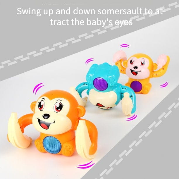 Dancing and spinning monkey