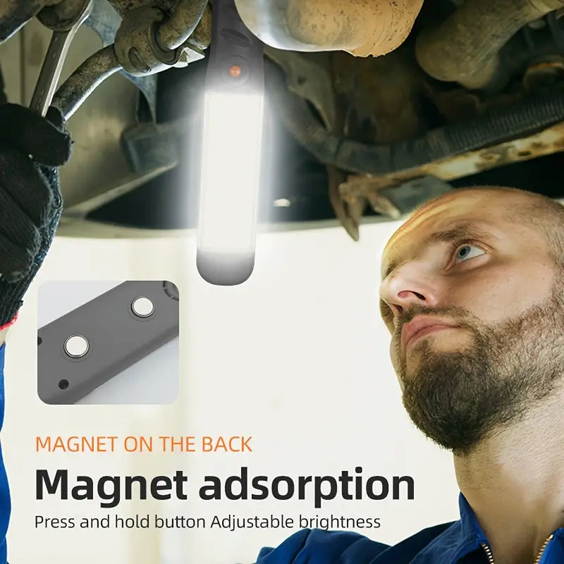 Magnetic solar work light