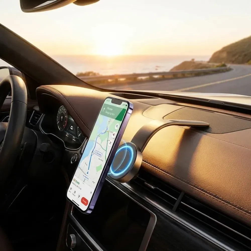 Easy-access phone holder