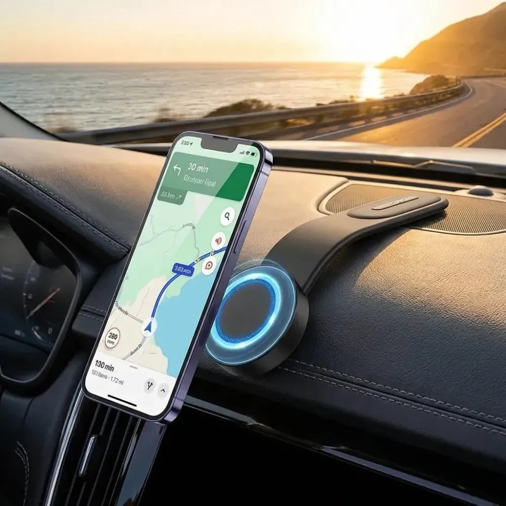 Easy-access phone holder