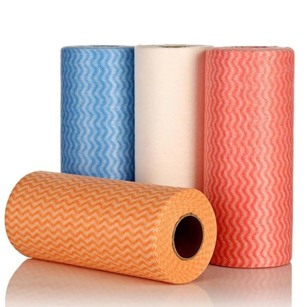 Eco-friendly cleaning cloth roll