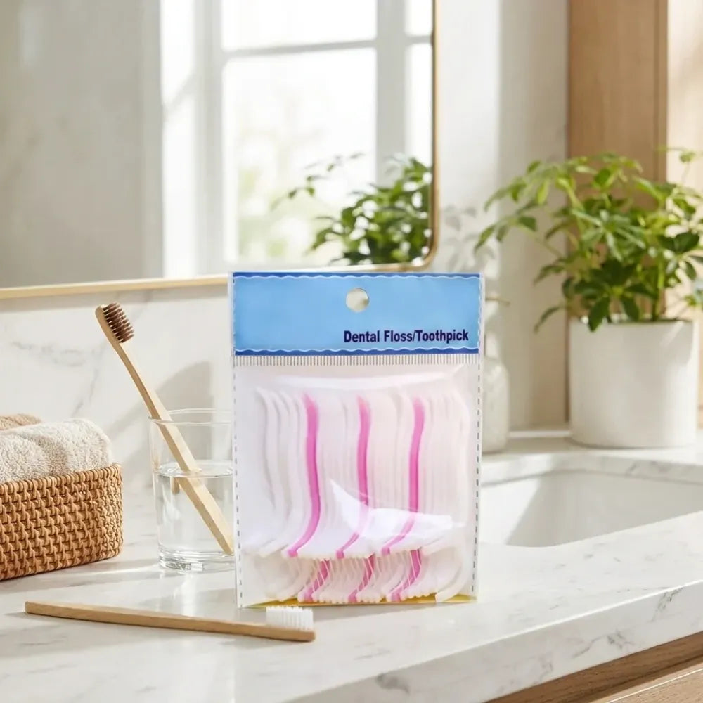 Eco-friendly floss & pick combo - health beauty