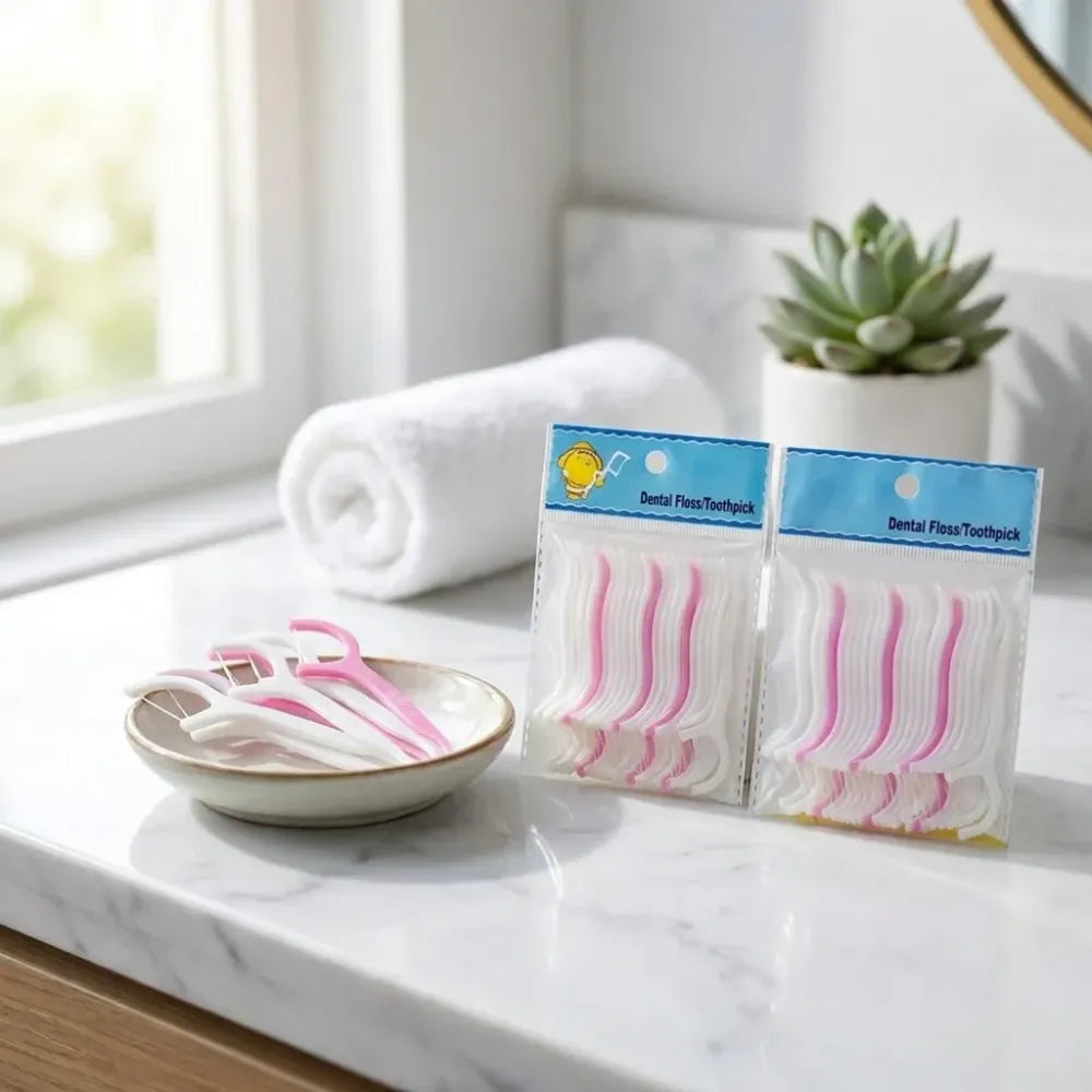 Eco-friendly floss & pick combo - health beauty