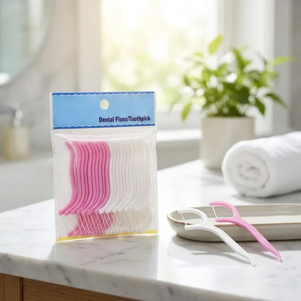 Eco-friendly floss & pick combo - health beauty