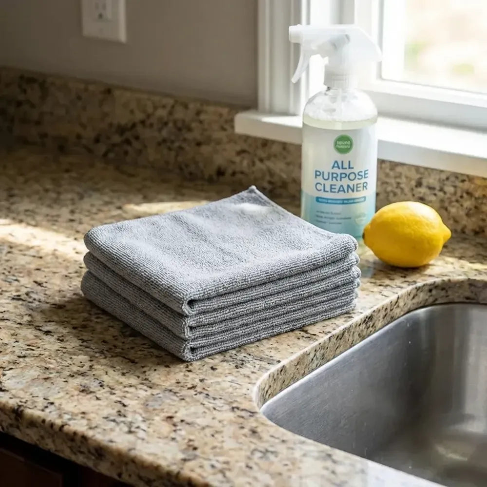 Eco-friendly microfiber scrub cloths - home improvement