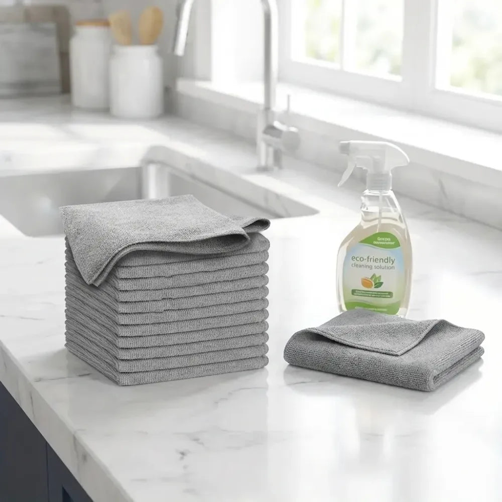 Eco-friendly microfiber scrub cloths - home improvement