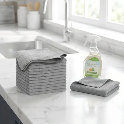 Eco-friendly microfiber scrub cloths - home improvement