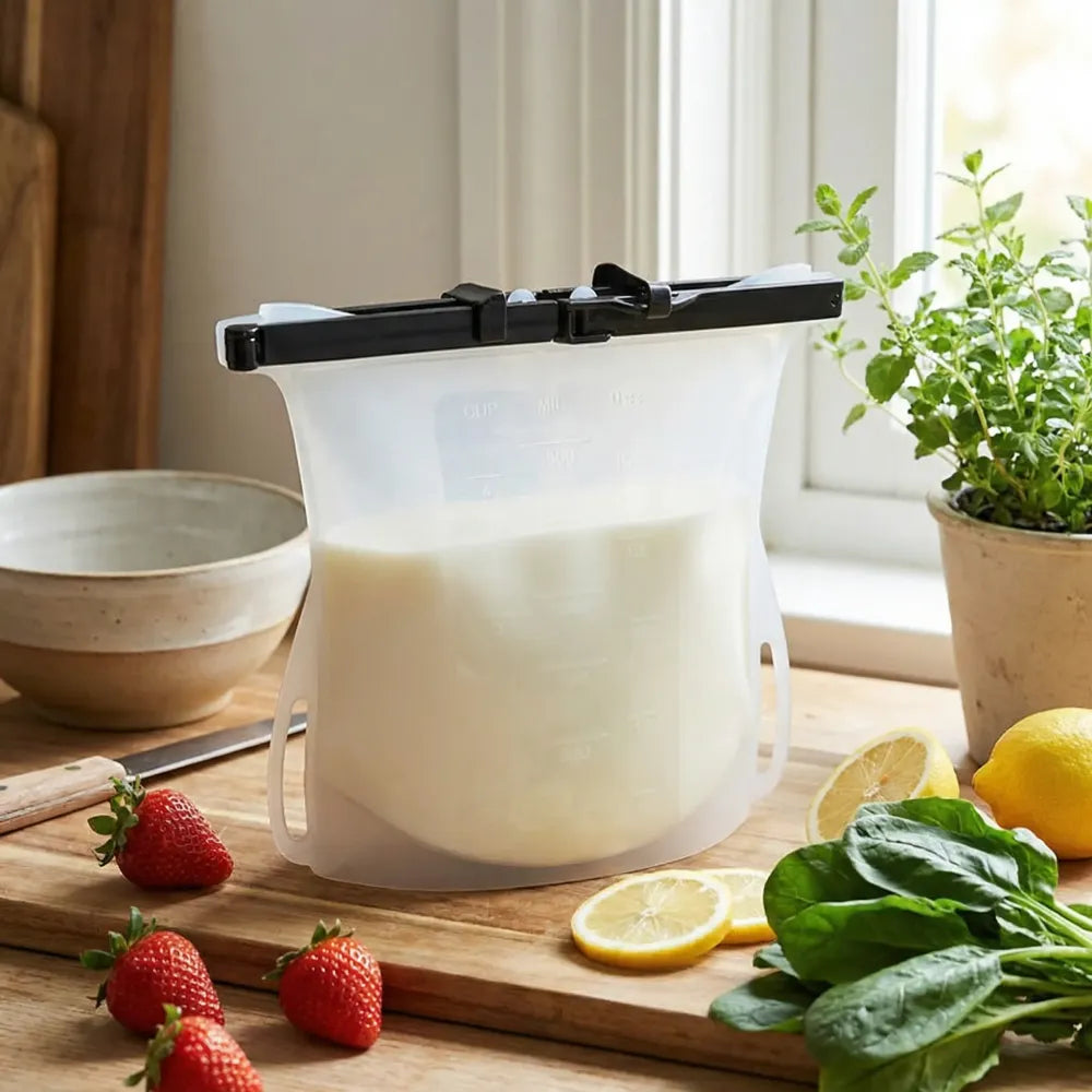 Eco-friendly silicone storage bags - home & kitchen