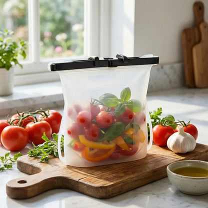Eco-friendly silicone storage bags - home & kitchen