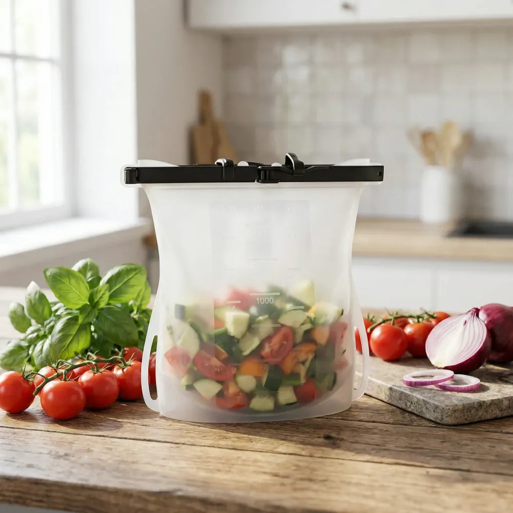 Eco-friendly silicone storage bags - home & kitchen