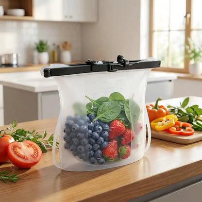 Eco-friendly silicone storage bags - home & kitchen