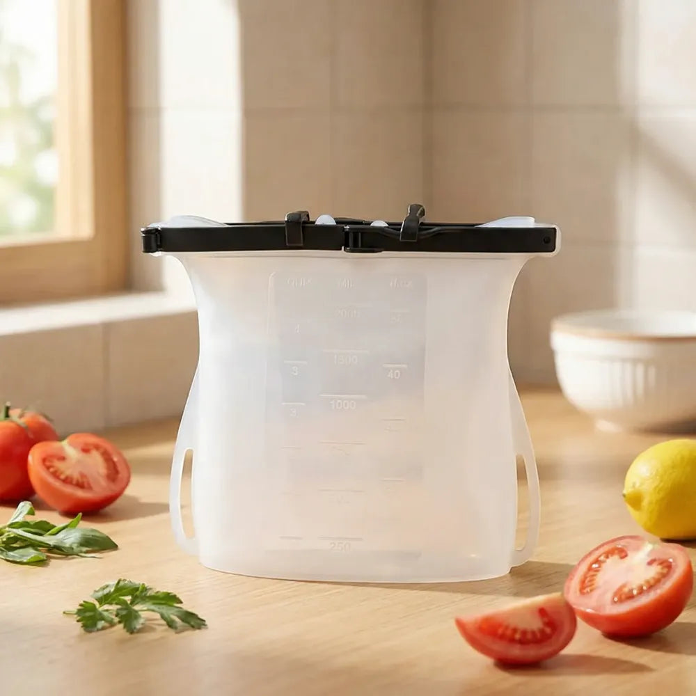 Eco-friendly silicone storage bags - home & kitchen