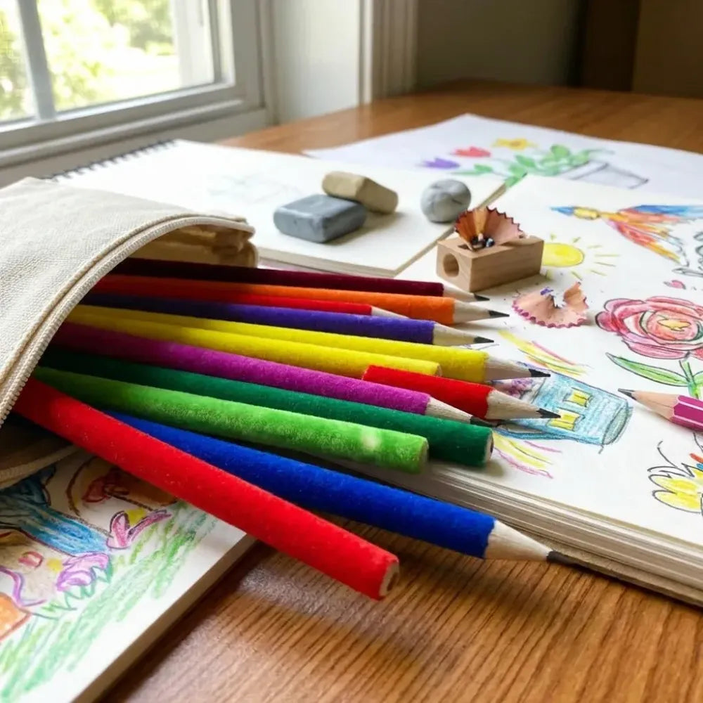 Eco-friendly velvet pencils - office