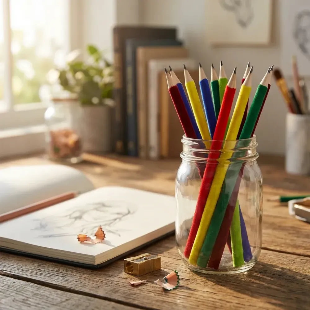 Eco-friendly velvet pencils - office