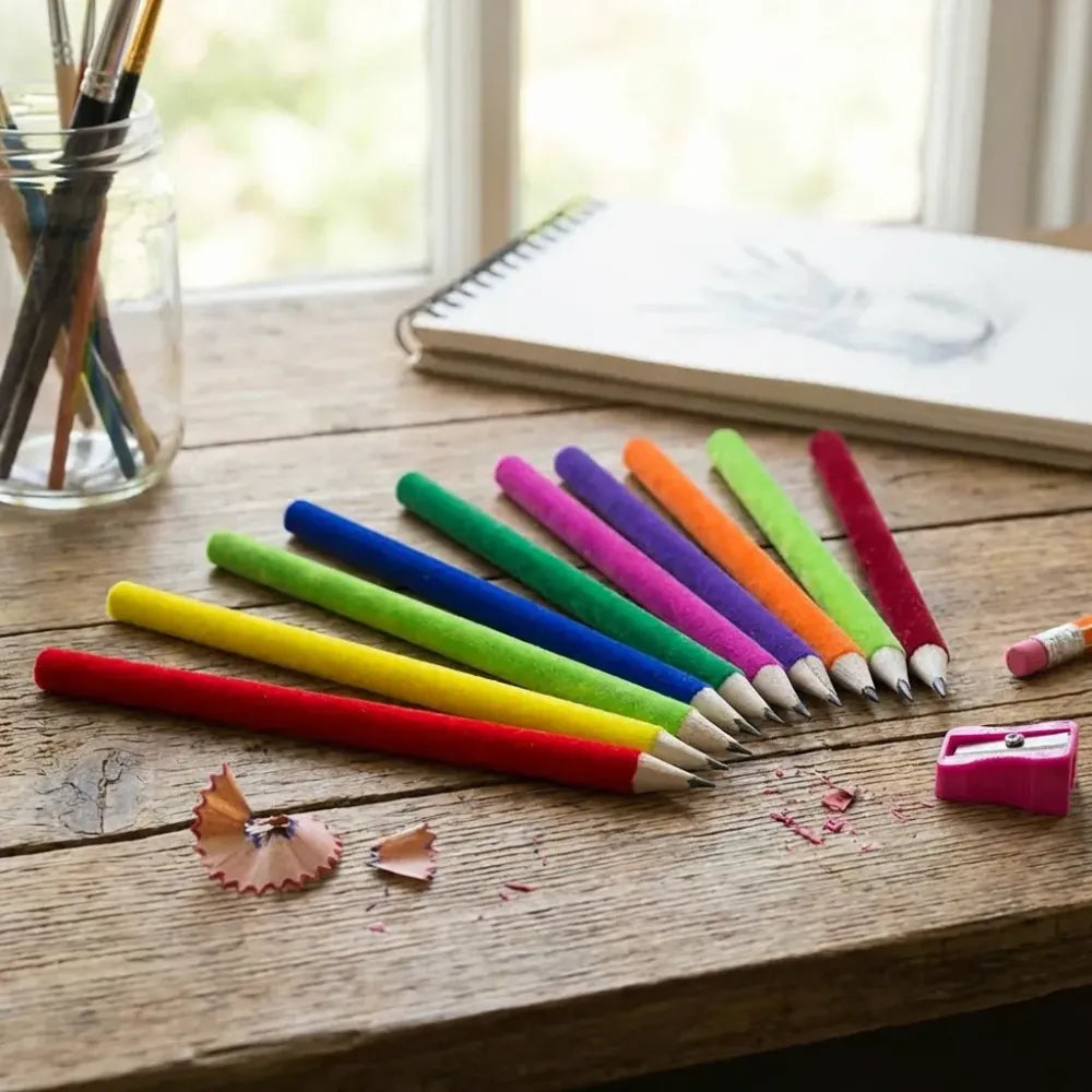 Eco-friendly velvet pencils - office