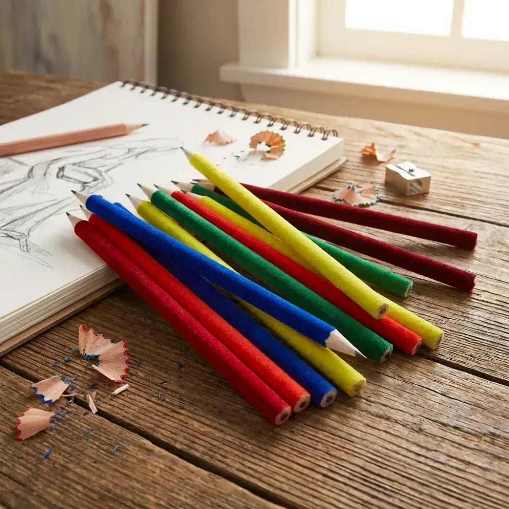 Eco-friendly velvet pencils - office