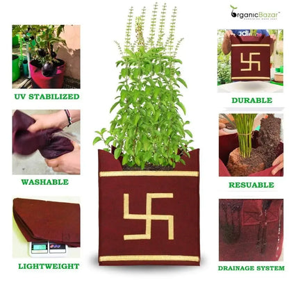 Eco tulsi grow bag - potential heroes