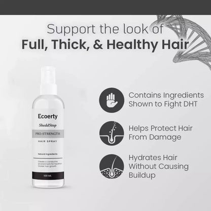 Ecoerty sheddstop hair spray - care