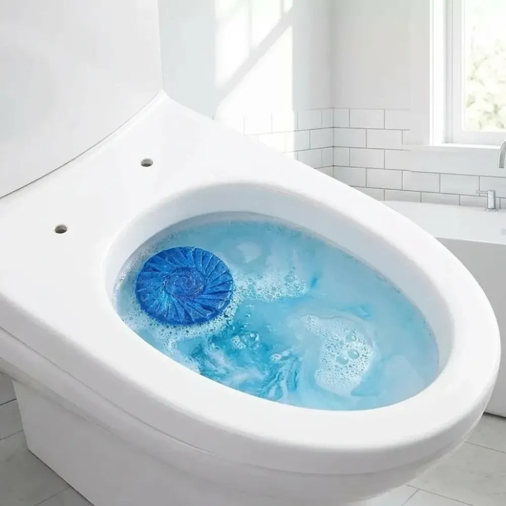 Effervescent toilet cleaning tablets - home essentials