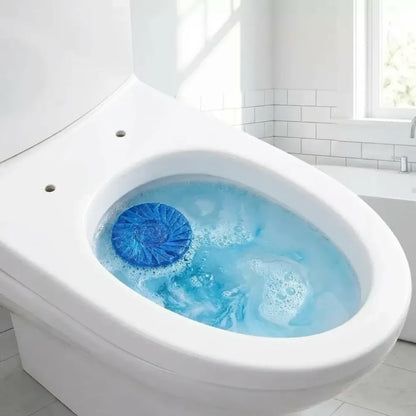 Effervescent toilet cleaning tablets - home essentials