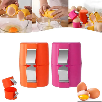 Effortless egg cracker & separator - home kitchen