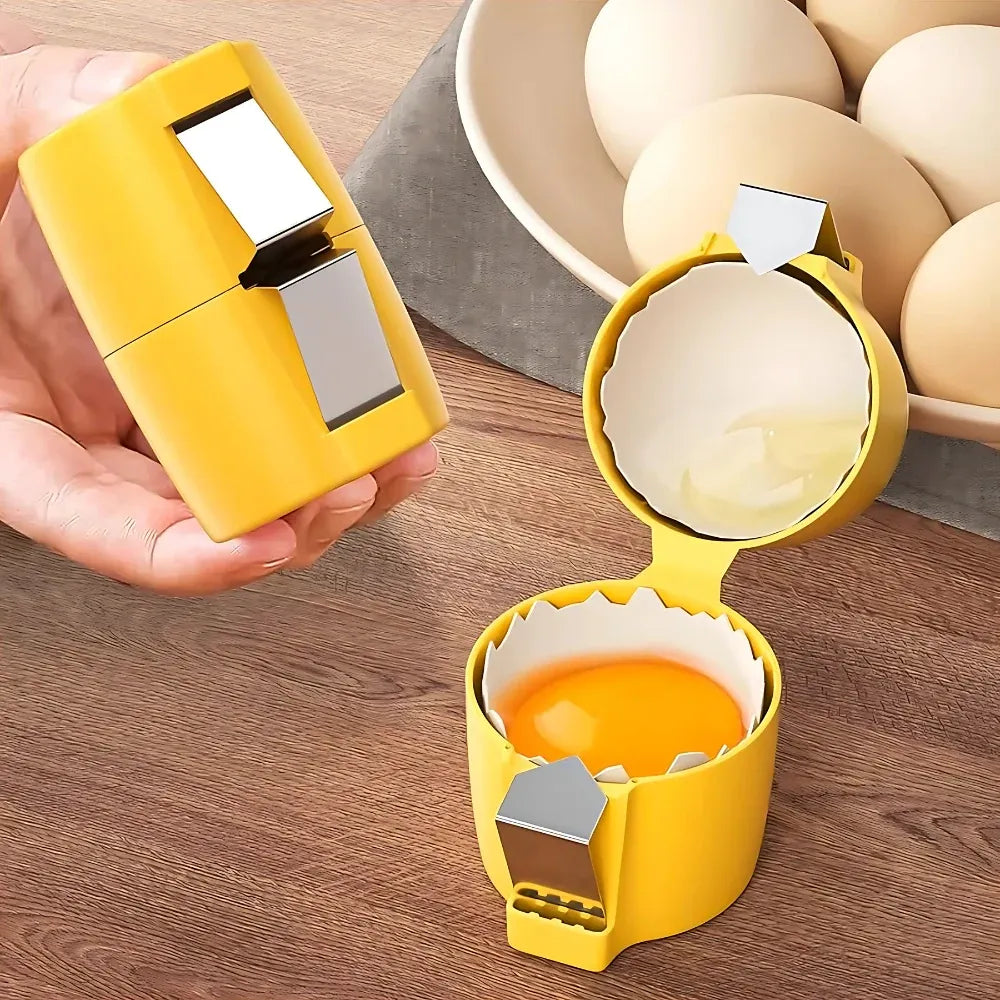 Effortless egg cracker & separator - home kitchen