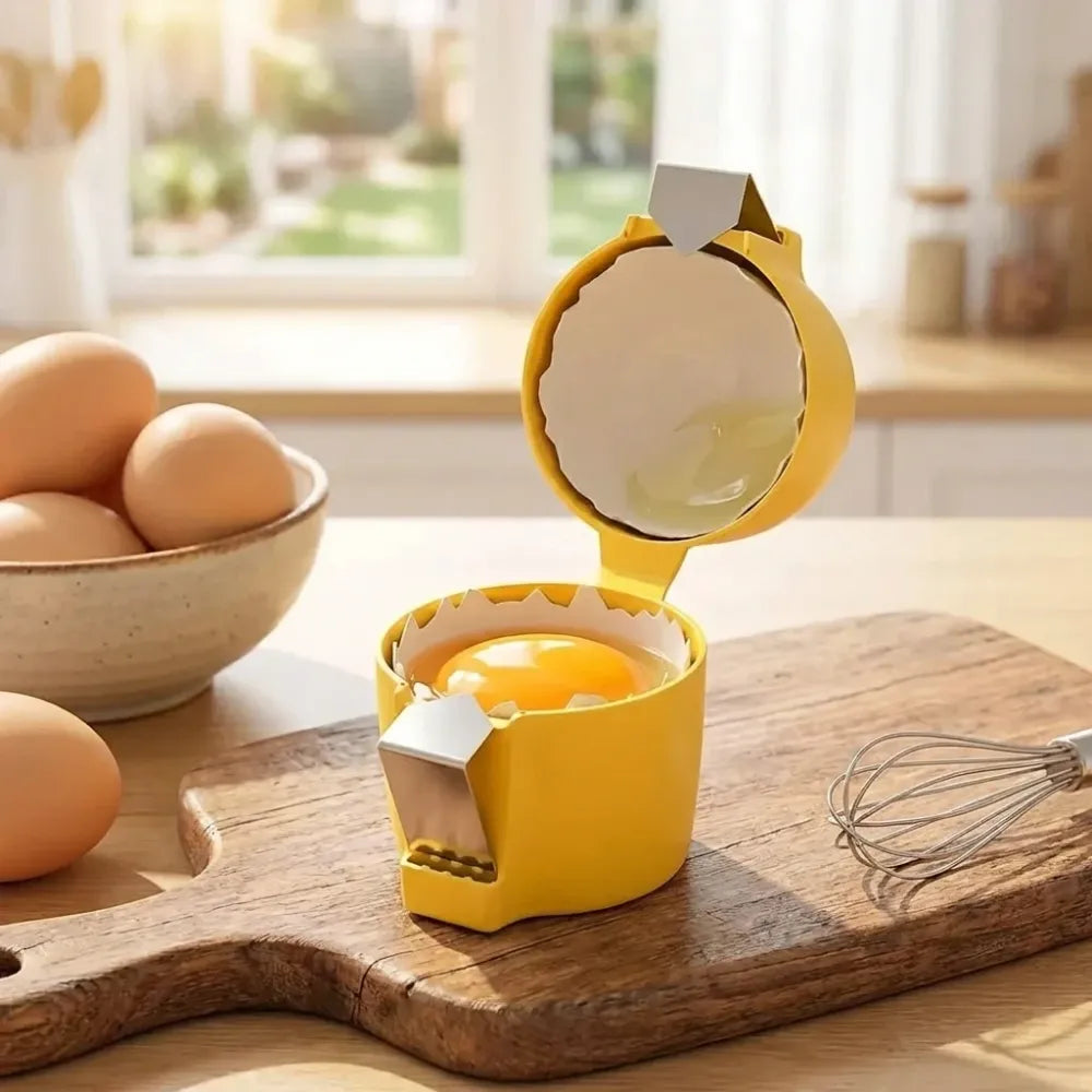 Effortless egg cracker & separator - home kitchen